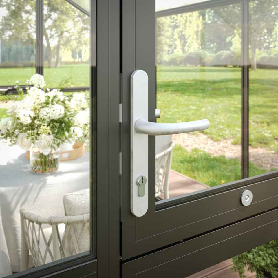 Aptasia Glasgewächshaus Typ IV, Anthrazit