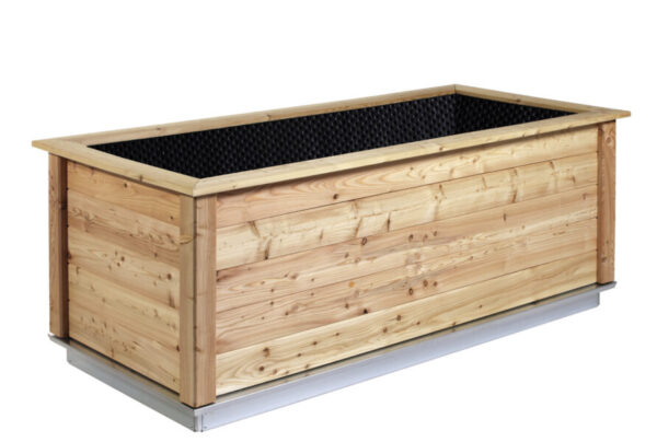 Hochbeet aus Holz (Lärche) für Gemüse-und Kräuteranbau